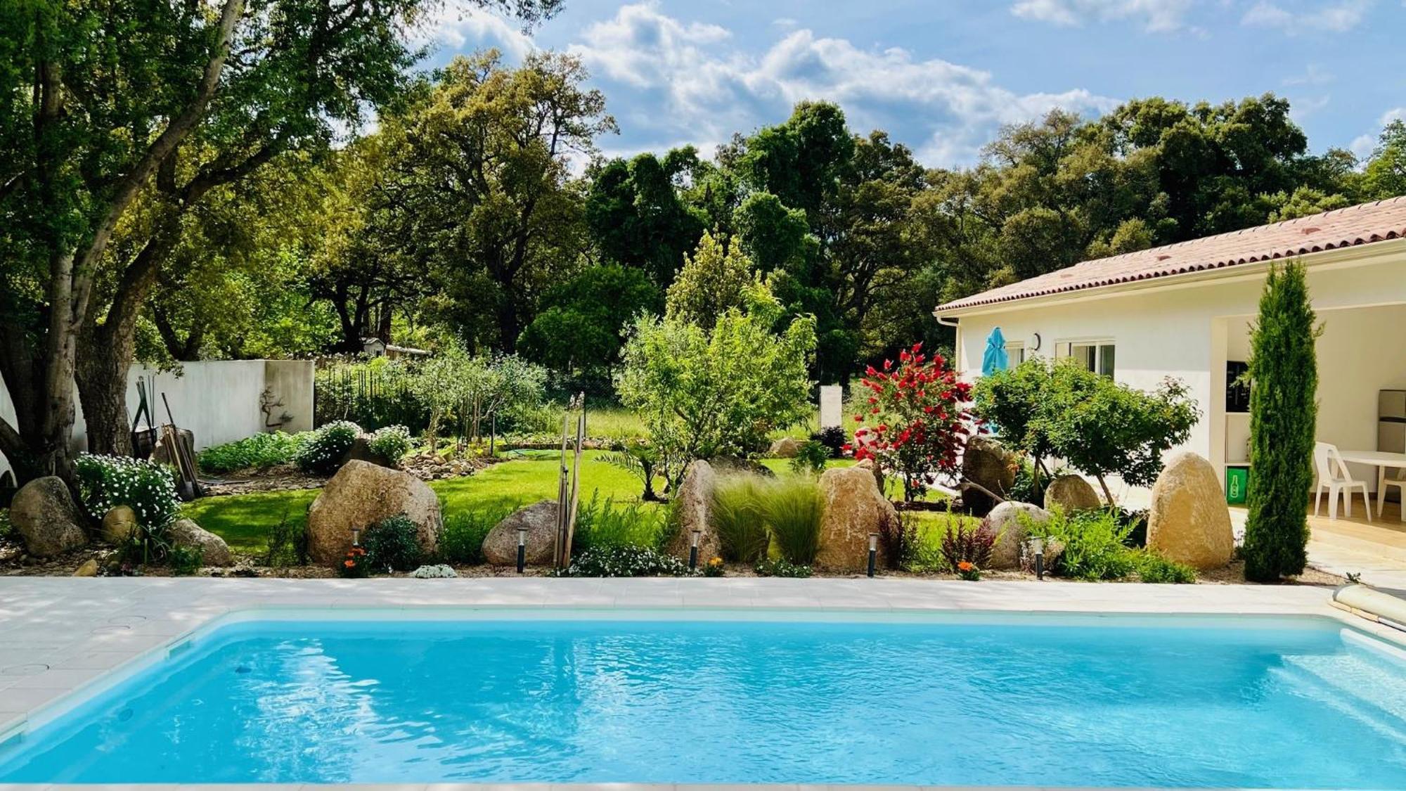 Mini Villa Pascal Paoli Avec Piscine - Proche Mer Prunelli-di-Fiumorbo Exteriér fotografie