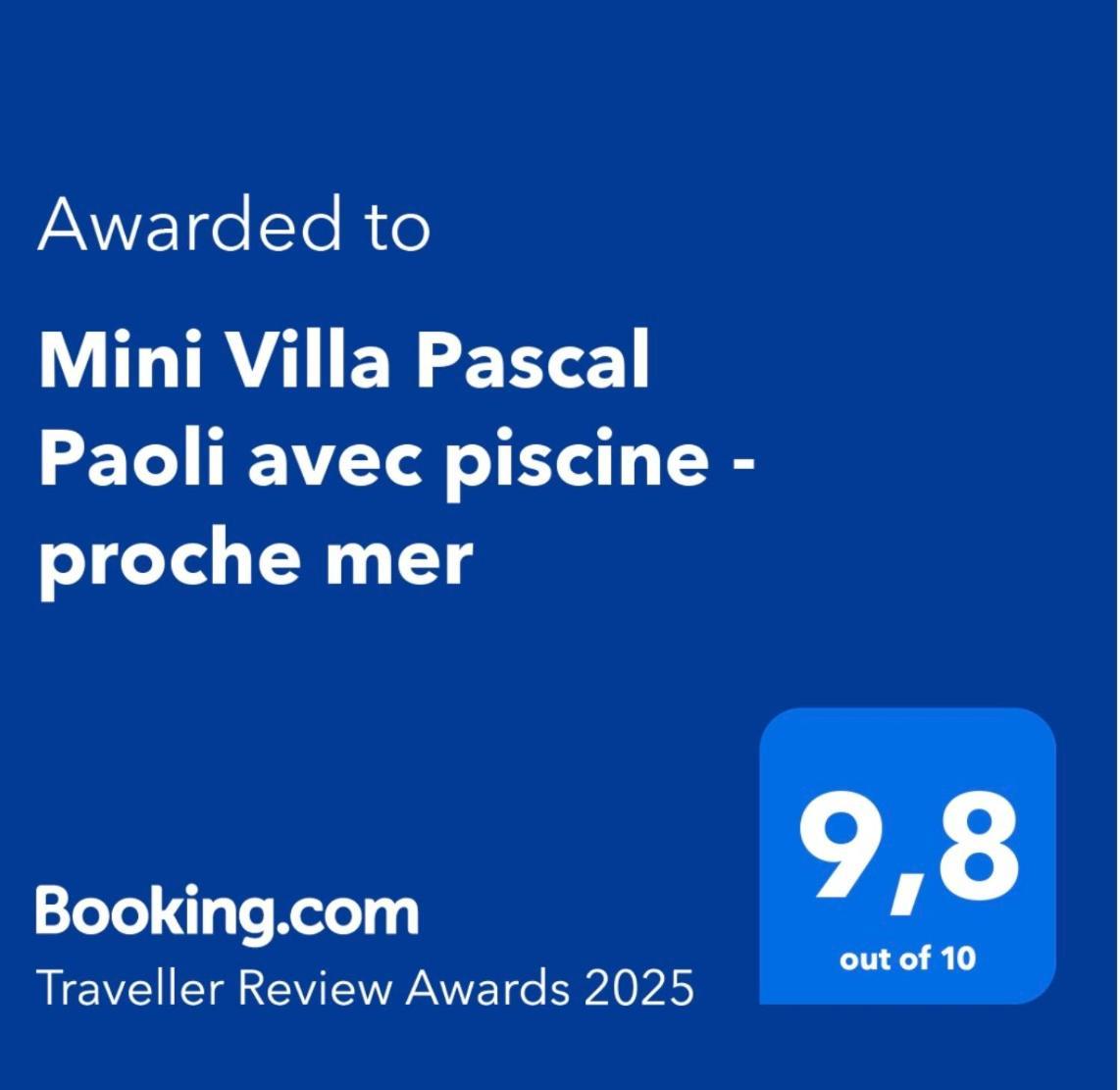 Mini Villa Pascal Paoli Avec Piscine - Proche Mer Prunelli-di-Fiumorbo Exteriér fotografie